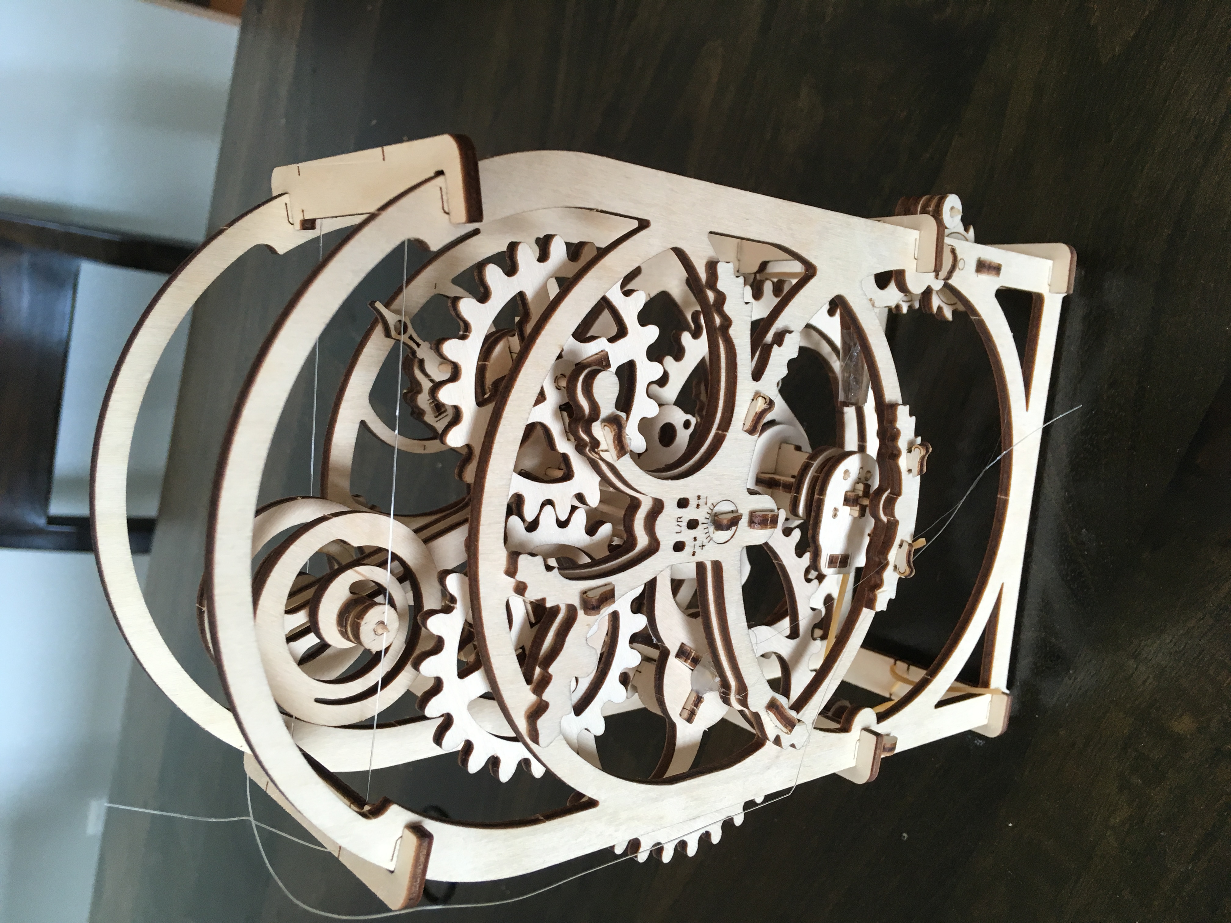 wooden clock
